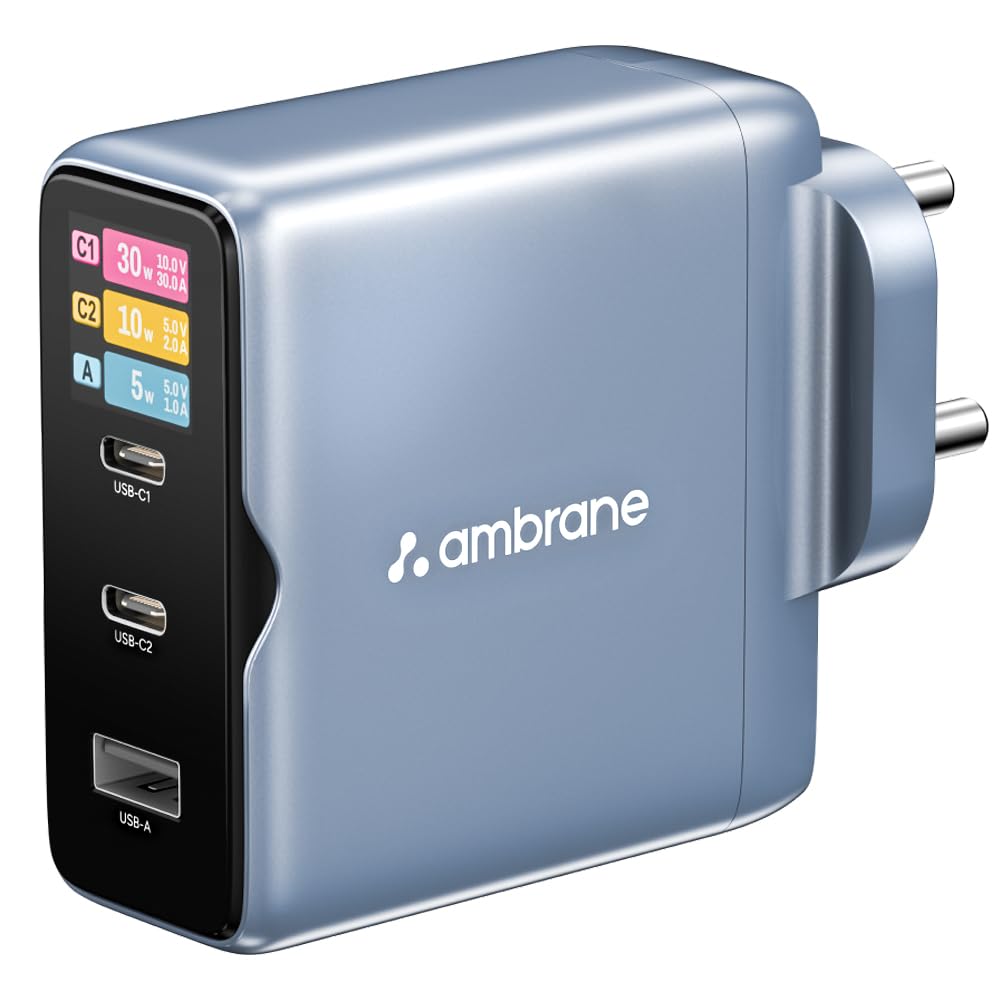 Ambrane Charge D100 100W Display Charger