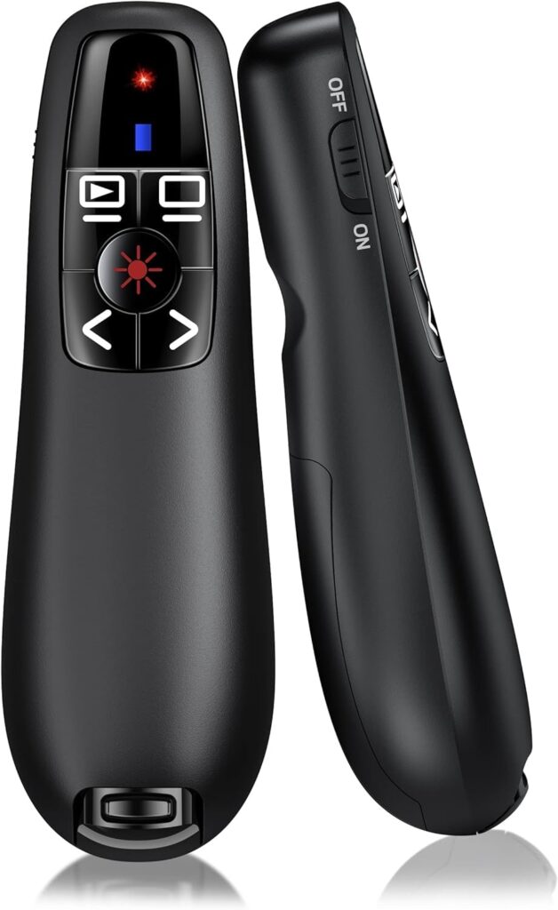 rts Wireless Presenter Pointer for Presentation Laser Power Pointer