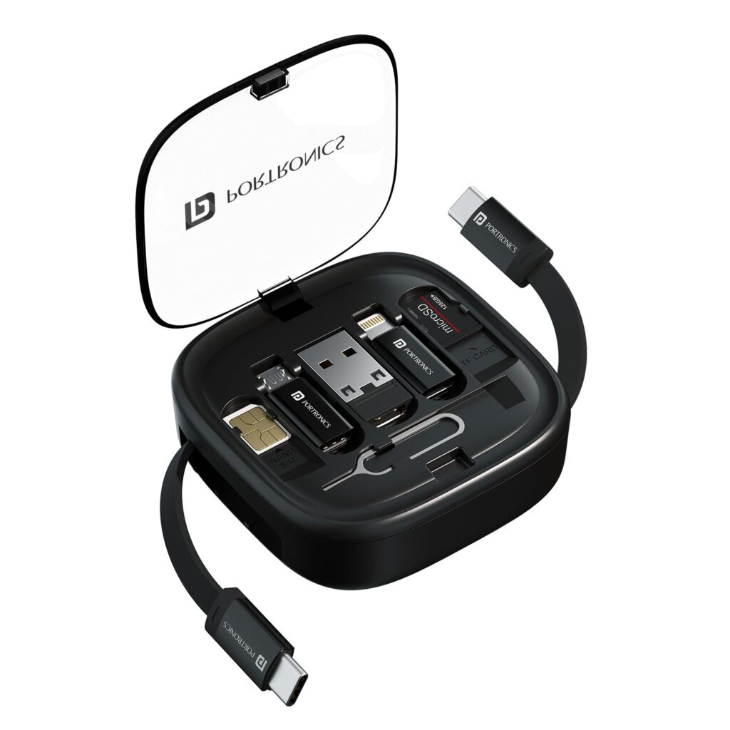 Portronics SnapCase Multifunctional Charging Kit