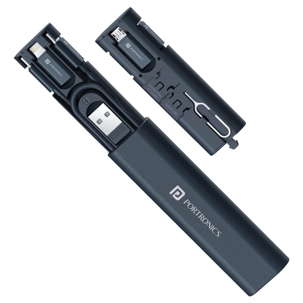 Portronics SnapCase Pocket Charging Case