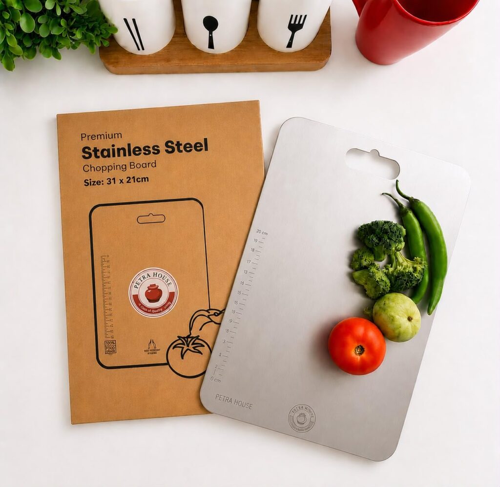 Petra House Steel Chopping Board