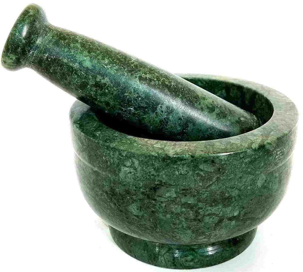 Traditional Stone Mortar & Pestle (Kharad)
