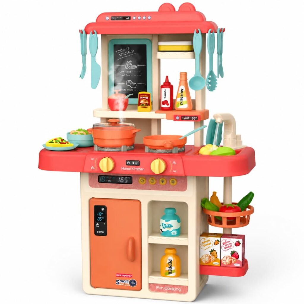 MiniExplorer Kitchen Set for Kids with Light and Sound childrens kitchen gadgets