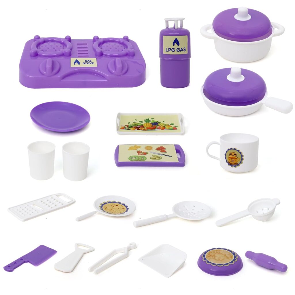 Chanak Kitchen Pretend Play Utensils in a Cylinder Pack childrens kitchen gadgets