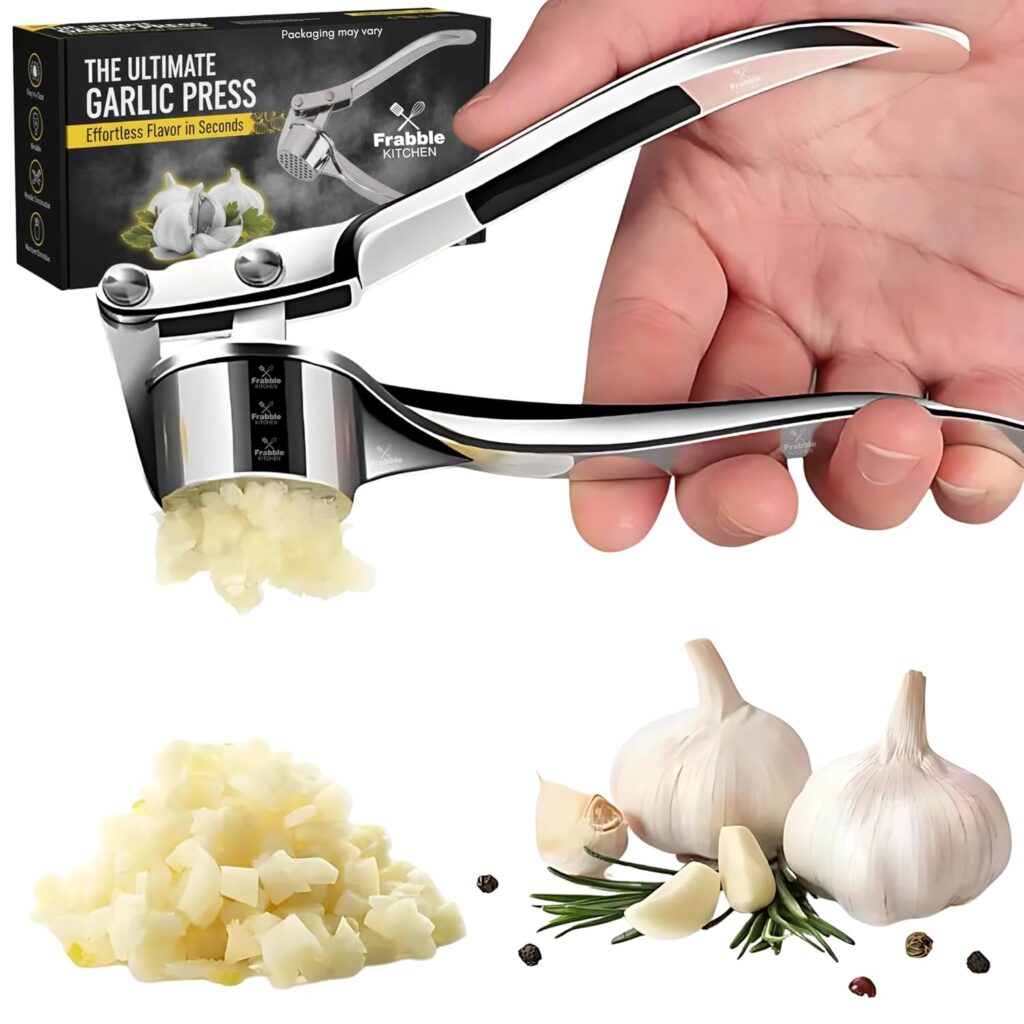 Frabble Stainless Steel Crusher Chopper crossword clue kitchen gadget