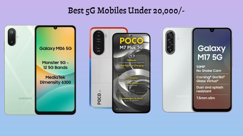 5G best mobile under 20000